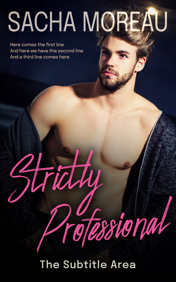 2D view of Premade Erotica Book Cover - Eunry #18369 | BookCoverZone