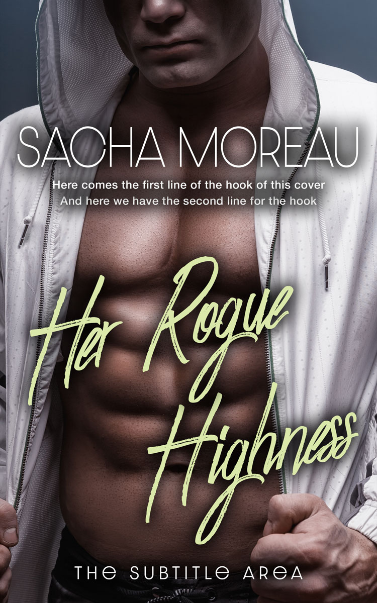 2D view of Premade Erotica Book Cover - Thunder #18389 | BookCoverZone