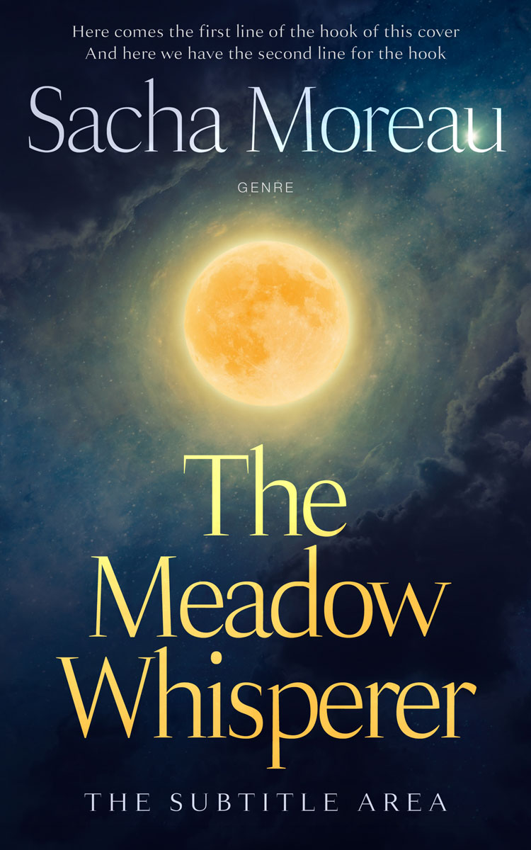 2D view of Premade  Book Cover - Ebony Clay #18416 | BookCoverZone
