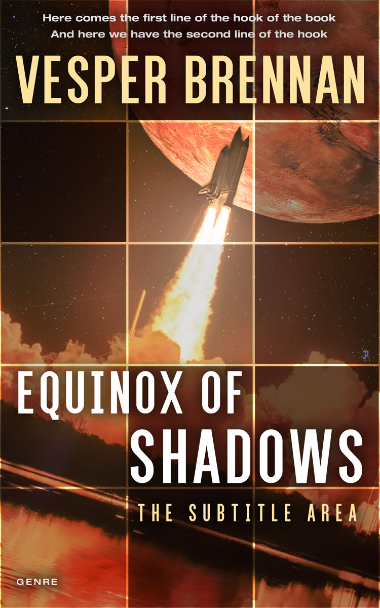 2D view of Cedar #20009 - Premade Science Fiction Book Cover