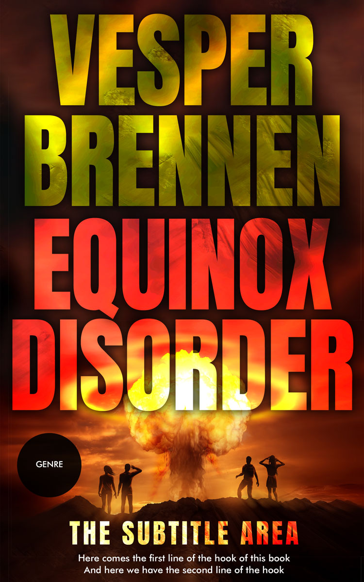 2D view of Premade Apocalyptica Book Cover - Tango