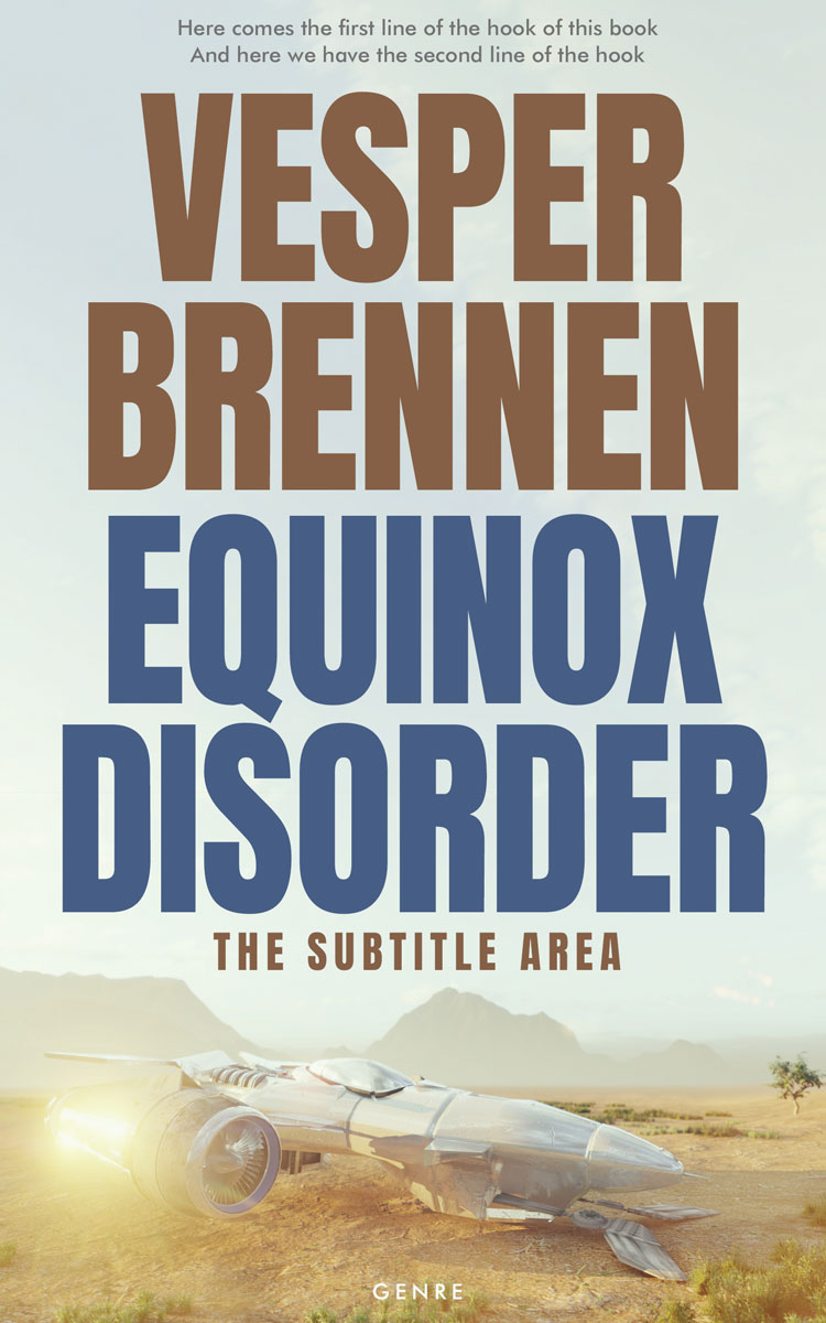 2D view of Gray Nurse #20062 - Premade Science Fiction Book Cover