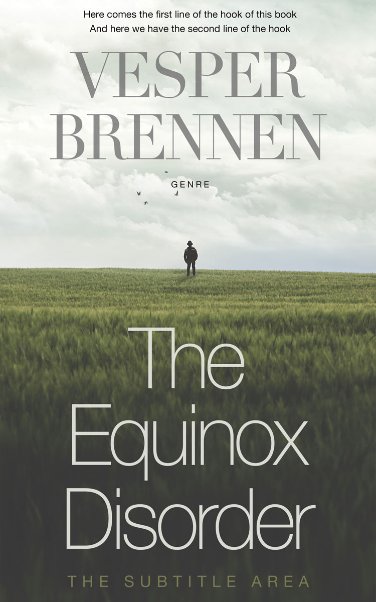 2D view of Gray Nurse #20070 - Premade Self-Improvement & Self-Help Book Cover