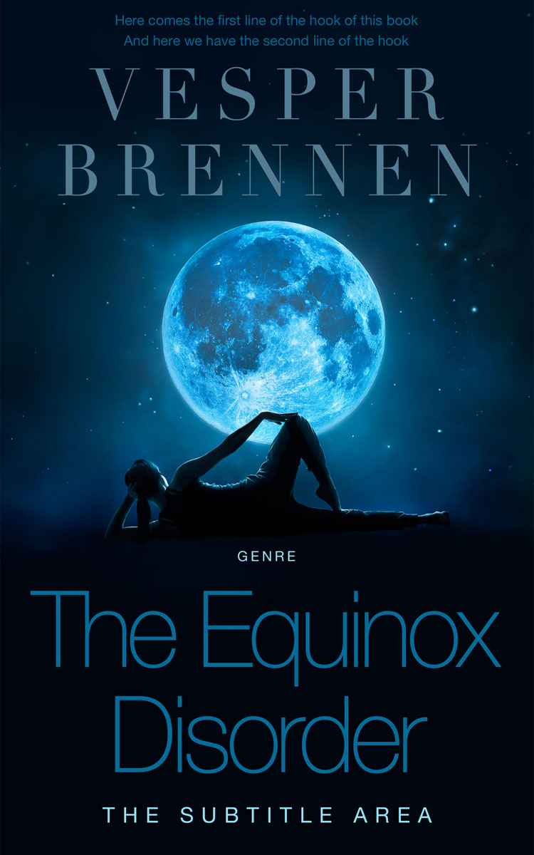 2D view of Black Pearl #20091 - Premade Health & Mind & Body Book Cover