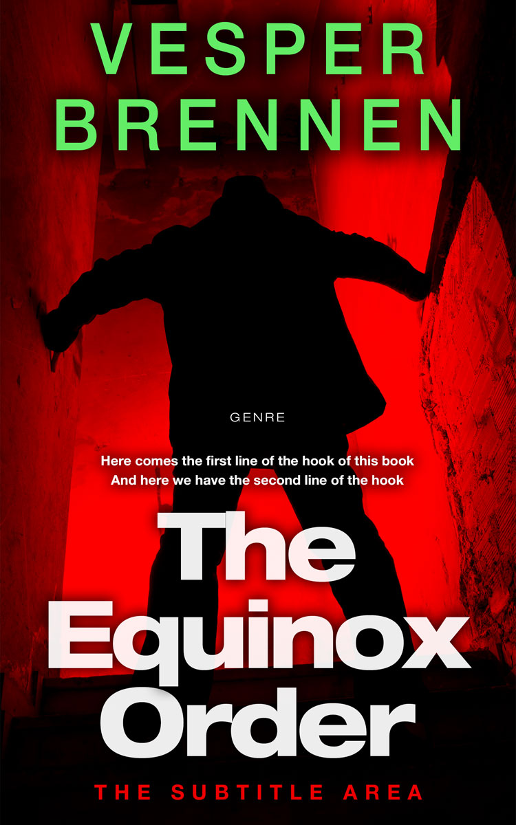 2D view of Cinnabar #20097 - Premade Mystery & Thriller & Suspense Book Cover