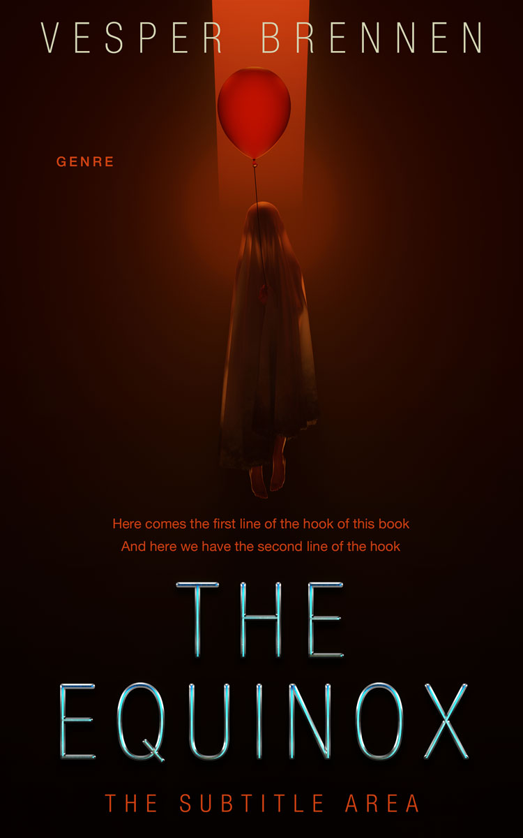 2D view of Creole #20117 - Premade Horror Book Cover