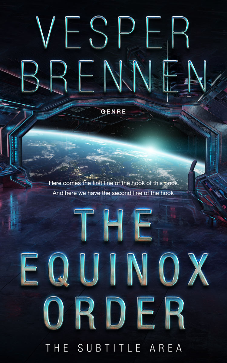 2D view of Mirage #20128 - Premade Apocalyptica Book Cover