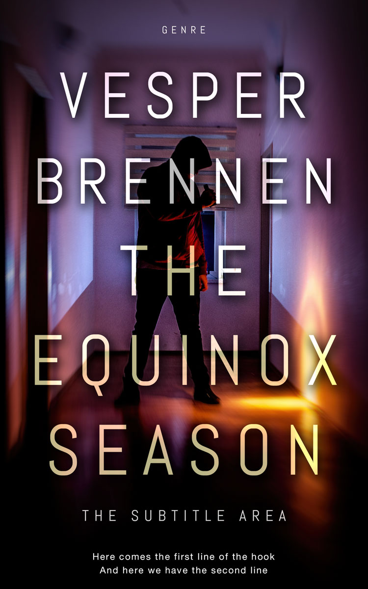 2D view of Premade Horror Book Cover - Gondola