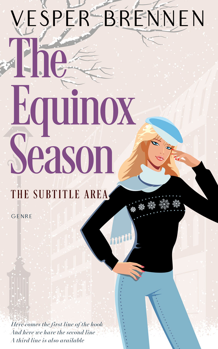 2D view of Ebb #20182 - Premade Chick Lit Book Cover