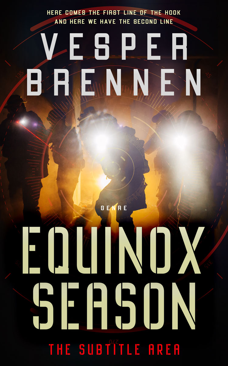 2D view of Cocoa Brown #20212 - Premade Science Fiction Book Cover