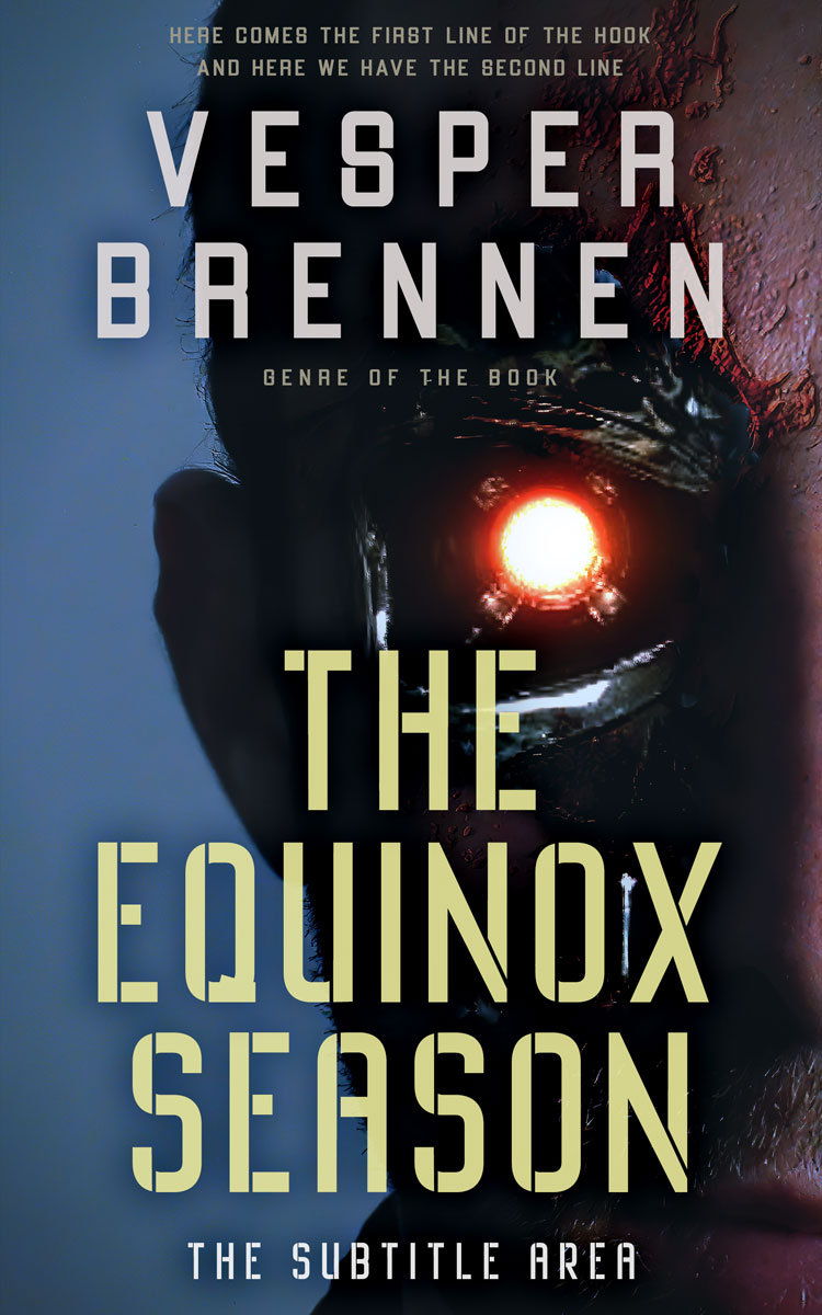 2D view of Ebony Clay #20218 - Premade Science Fiction Book Cover