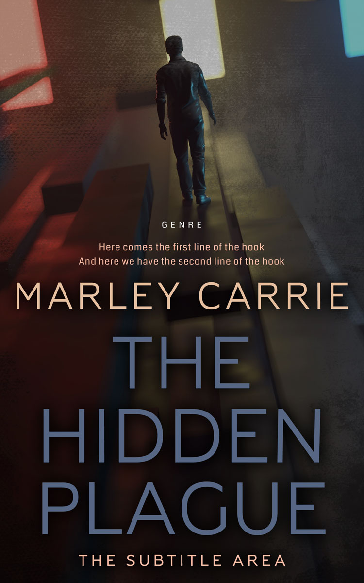 2D view of Premade Mystery & Thriller & Suspense Book Cover - Cocoa Brown