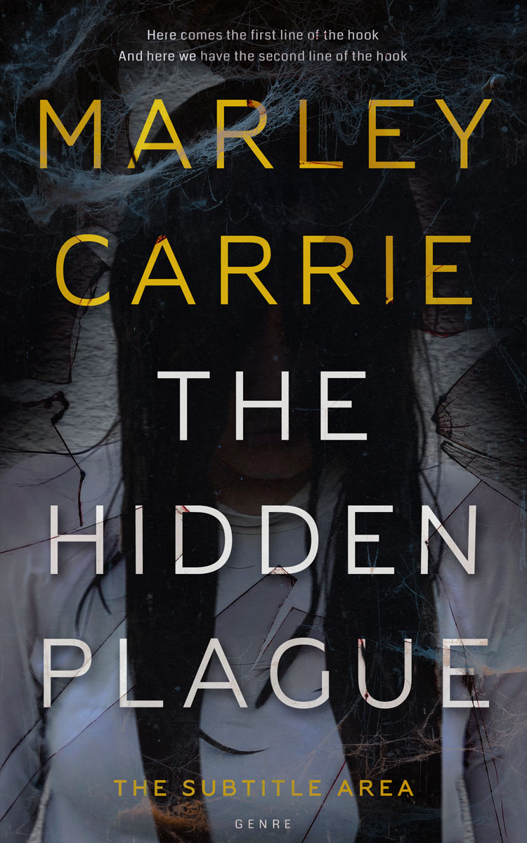 2D view of Shark #20251 - Premade Horror Book Cover