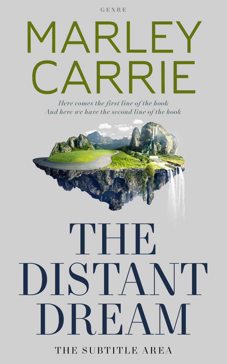 2D view of Quill Gray #20278 - Premade Surreal Book Cover