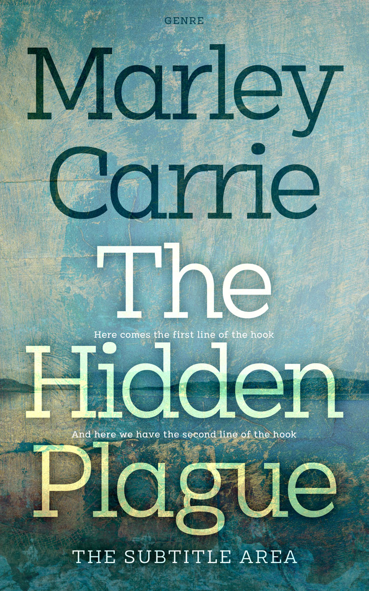 2D view of Cascade #20299 - Premade Abstract Book Cover