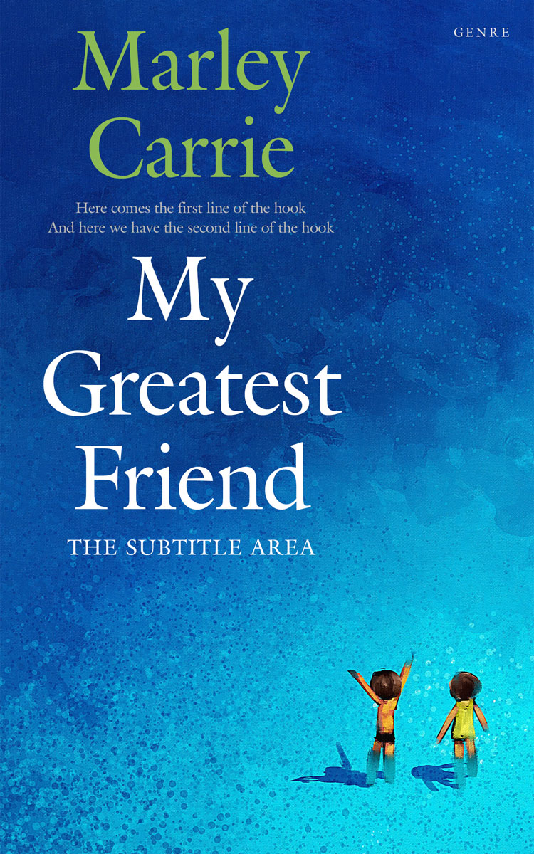 2D view of Venice Blue #20318 - Premade Teen & Young Adult Book Cover