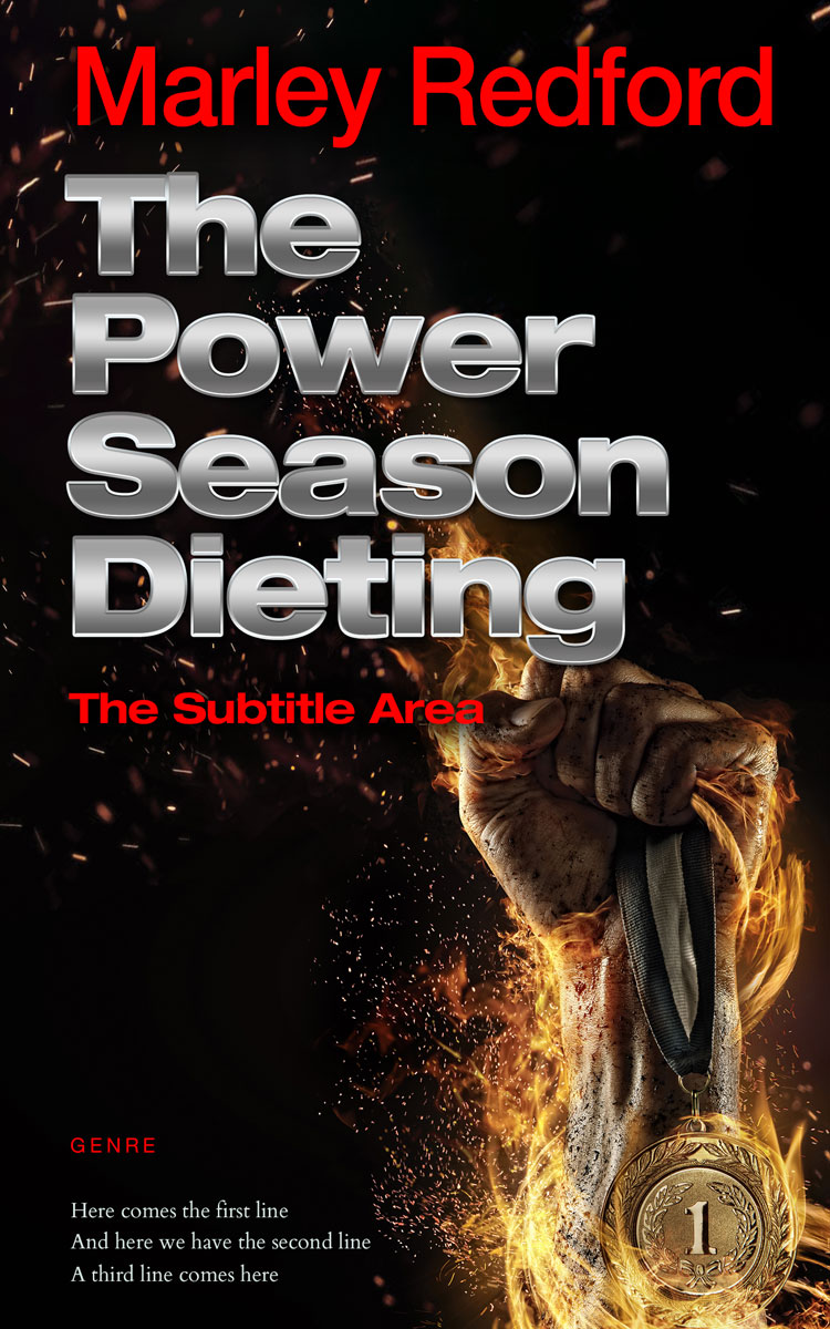 2D view of Antique Brass #20360 - Premade Health & Dieting & Fitness Book Cover