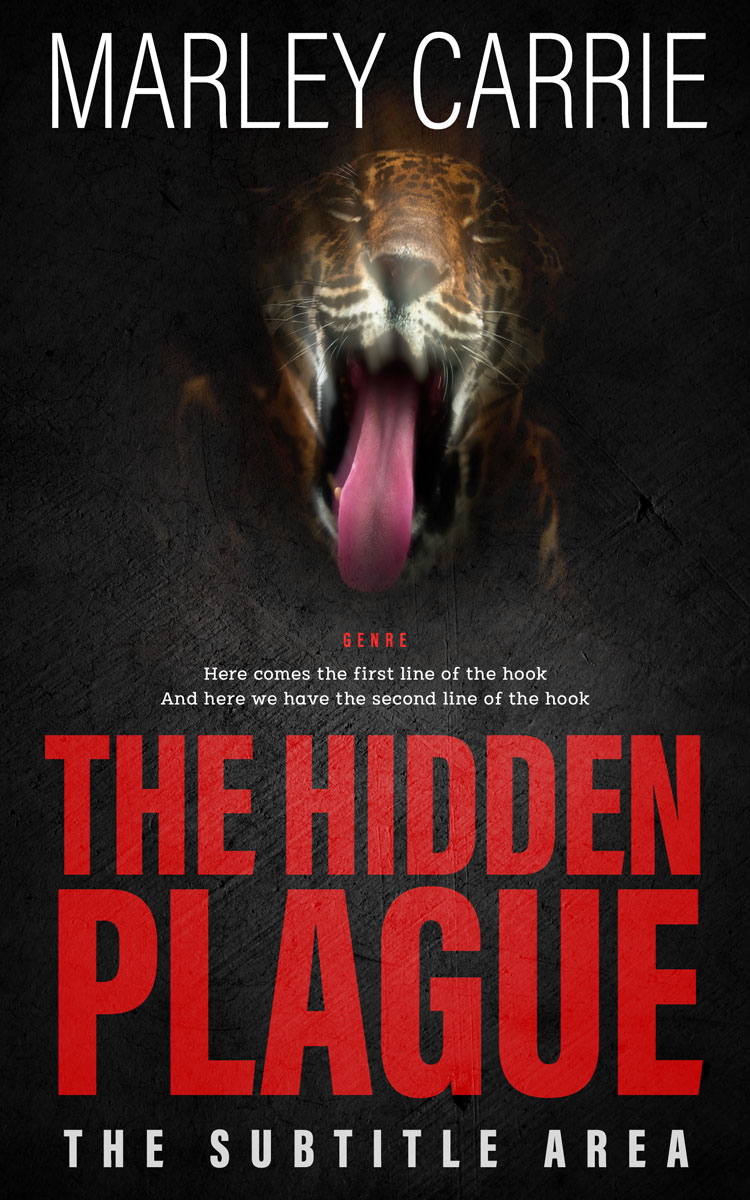 2D view of Flush Mahogany #20380 - Premade Action & Adventure Book Cover