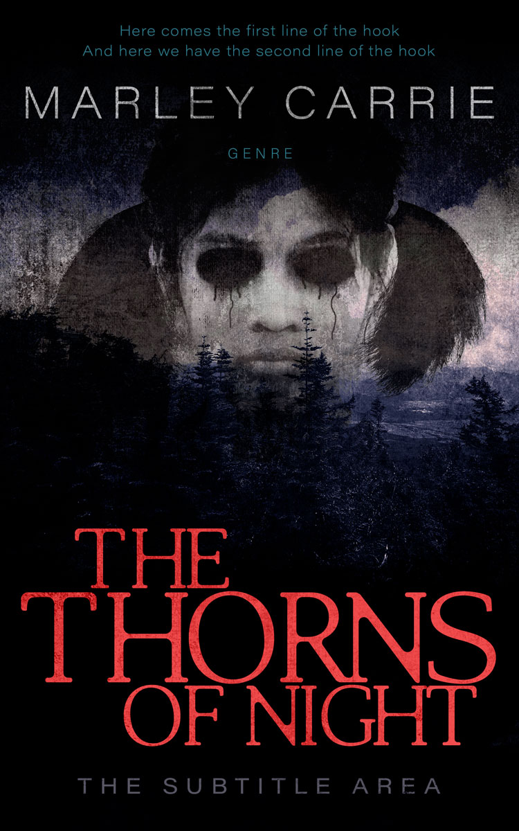 2D view of Woodsmoke #20402 - Premade Horror Book Cover