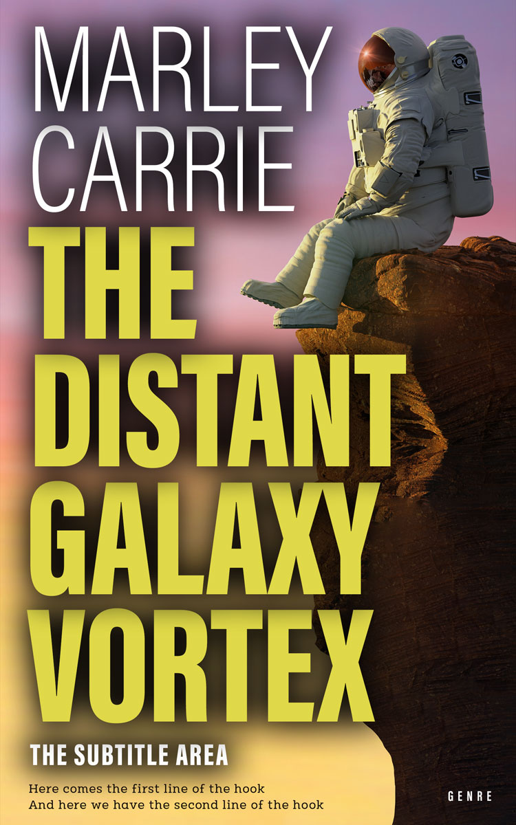 2D view of Premade Science Fiction Book Cover - Chenin