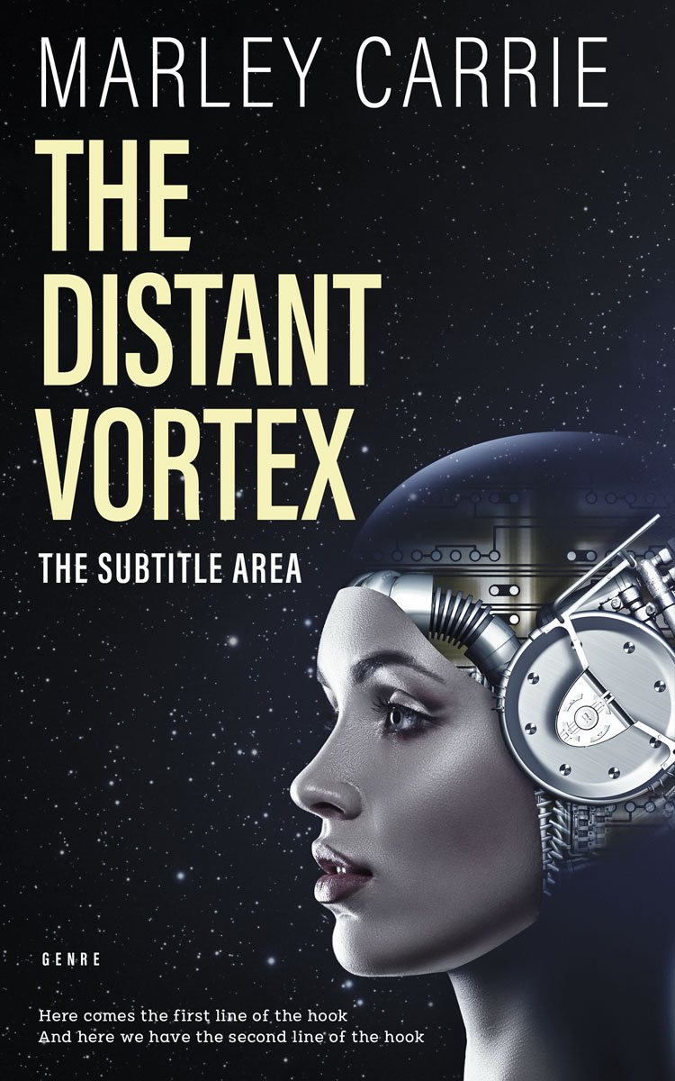 2D view of Premade Science Fiction Book Cover - Woodsmoke