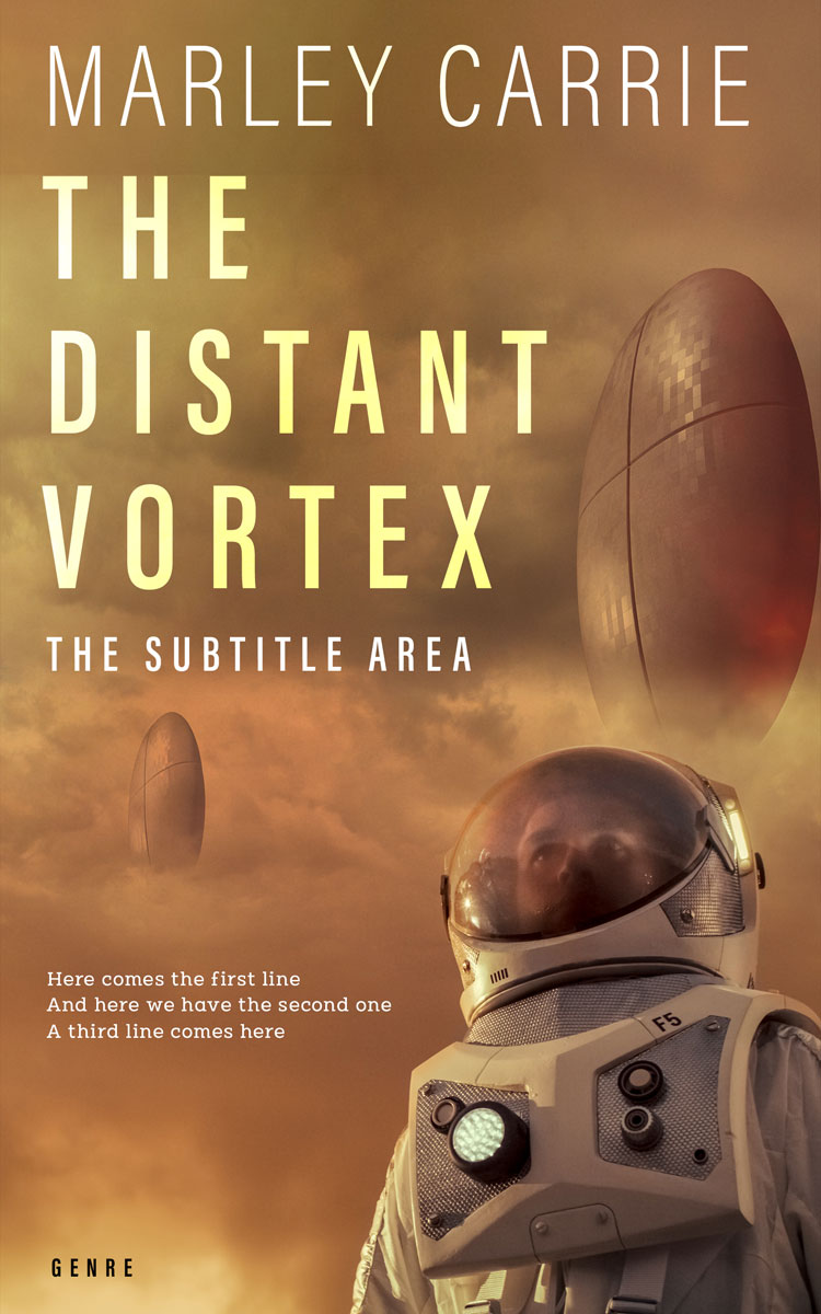 2D view of Cape Palliser #20414 - Premade Science Fiction Book Cover