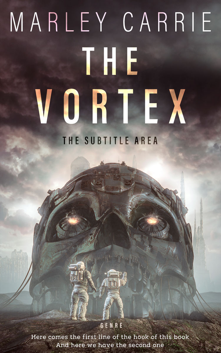 2D view of Tundora #20415 - Premade Science Fiction Book Cover