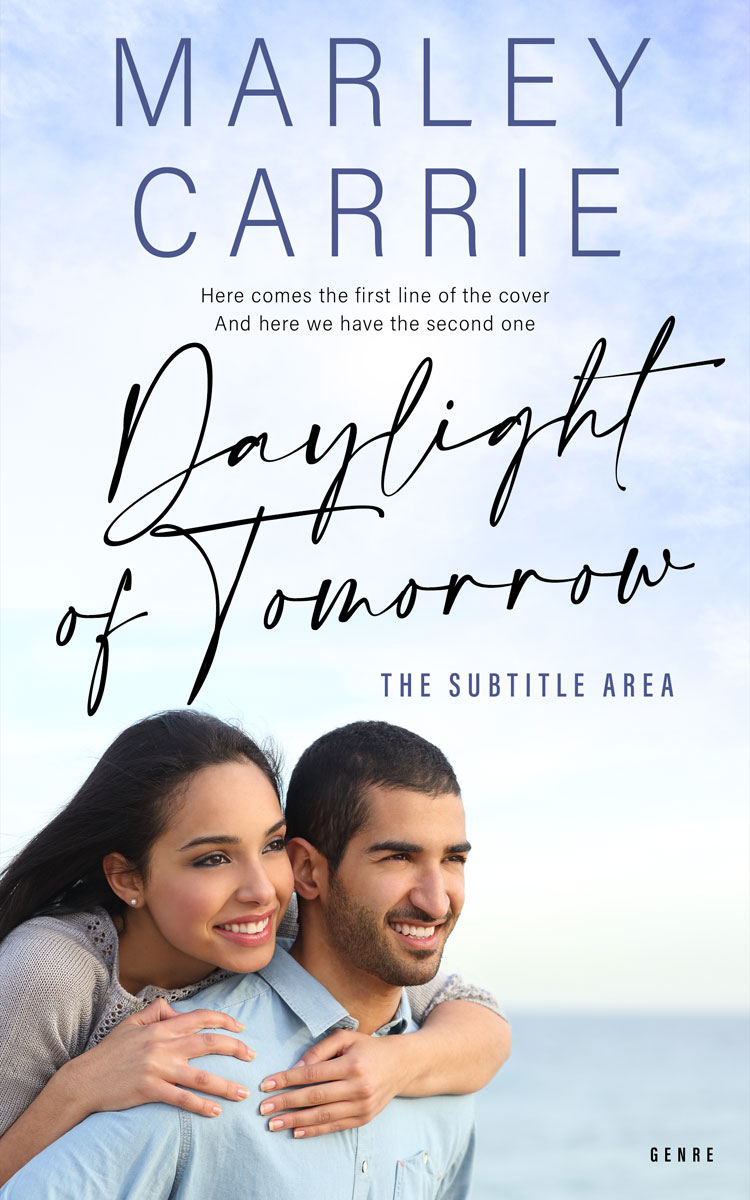 2D view of Catskill White #20441 - Premade Romance Book Cover
