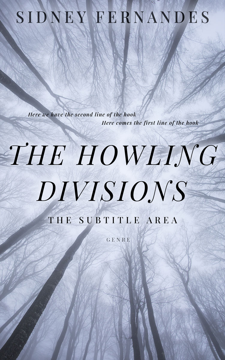 2D view of Blue Haze #20457 - Premade Fantasy Book Cover