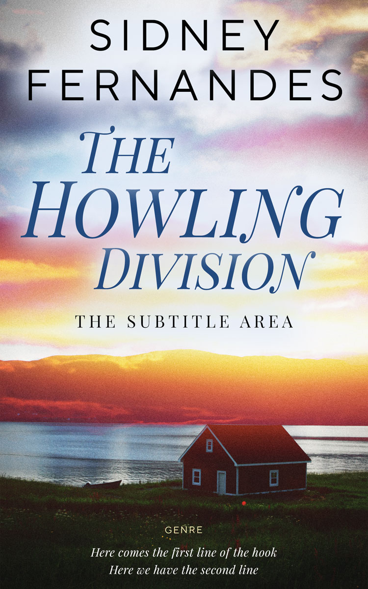 2D view of Shark #20485 - Premade Literary Fiction Book Cover