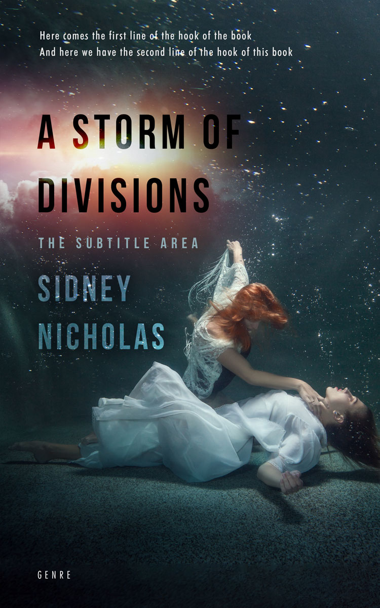 2D view of Outer Space #20519 - Premade Fantasy Book Cover