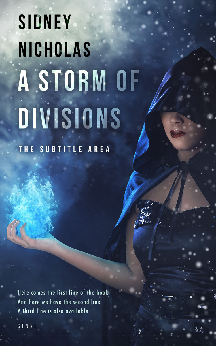 2D view of Ebony Clay #20544 - Premade Horror Book Cover