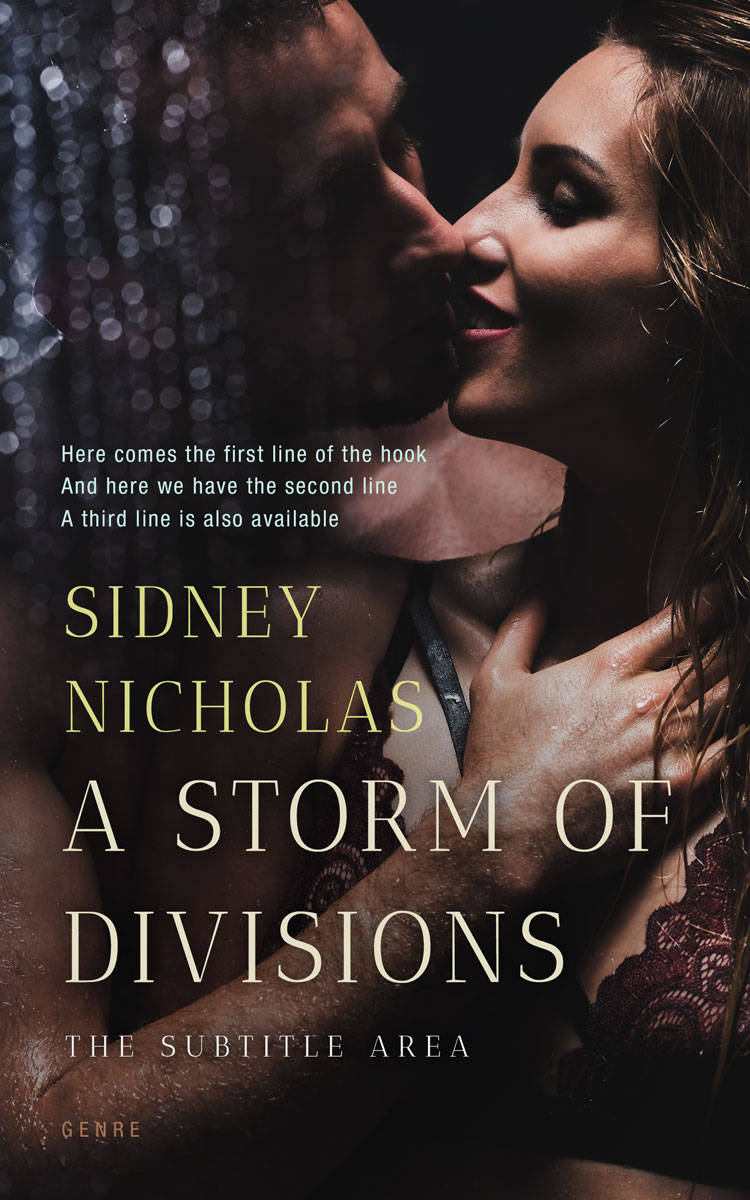 2D view of Premade Erotica Book Cover - Thunder