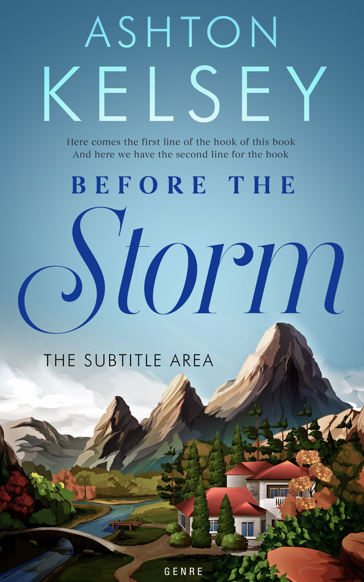 2D view of Premade Literary Fiction Book Cover - Neptune