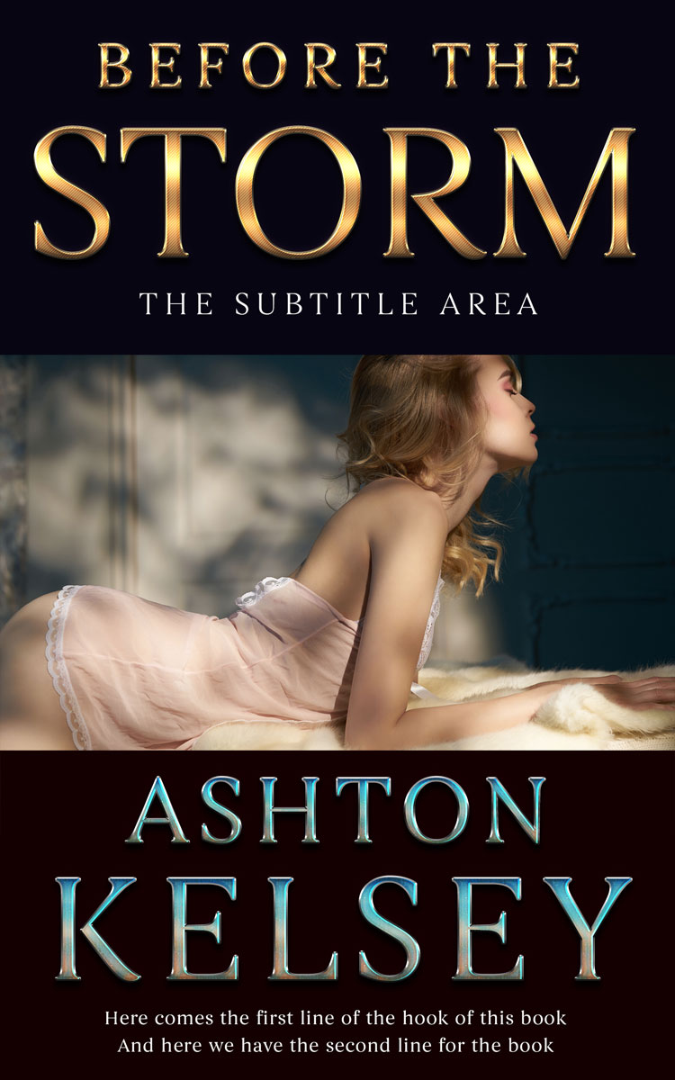 2D view of Premade Erotica Book Cover - Indian Khaki