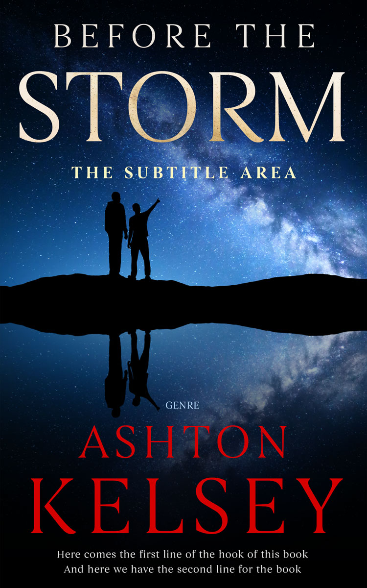 2D view of Ebony #20582 - Premade Science Fiction Book Cover