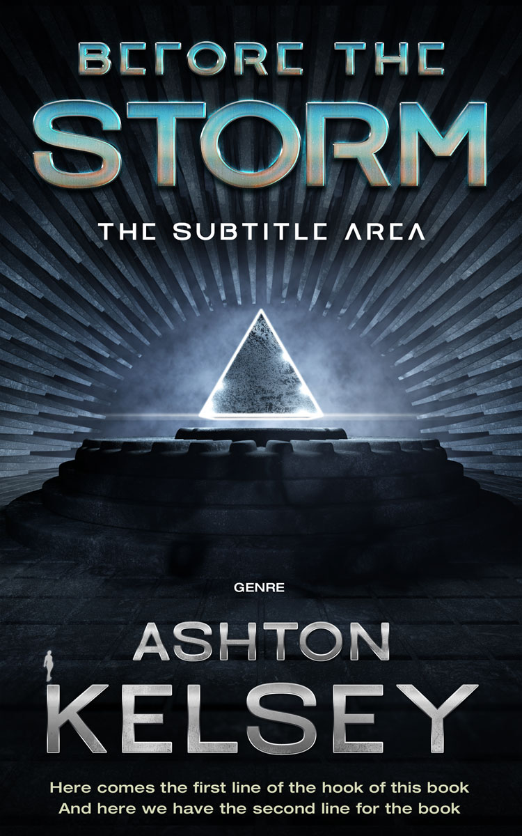 2D view of Bunker #20596 - Premade Science Fiction Book Cover