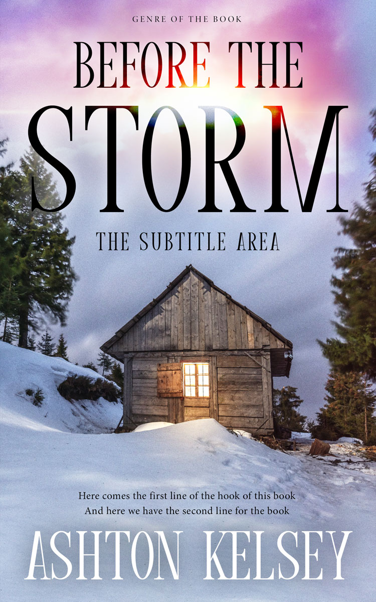 2D view of Gray Suit #20606 - Premade Fantasy Book Cover