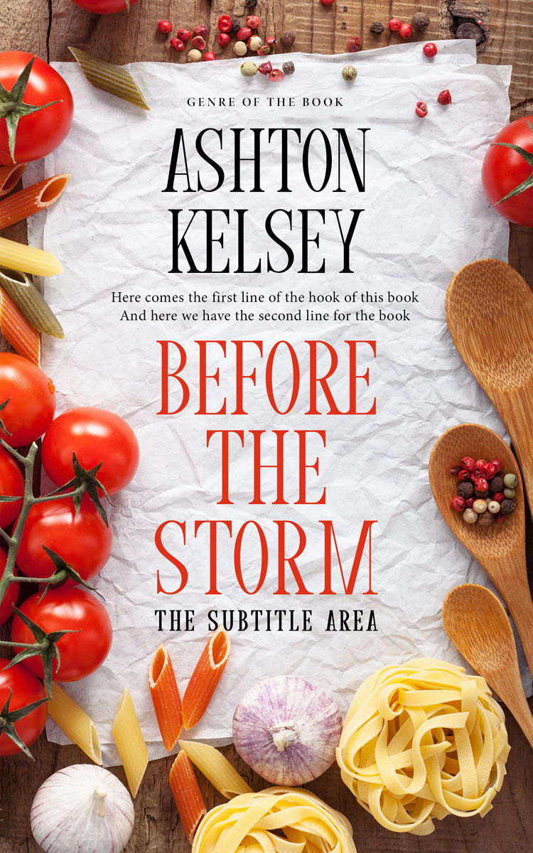 2D view of Premade Cookbooks & Food & Wine Book Cover - Swiss Coffee