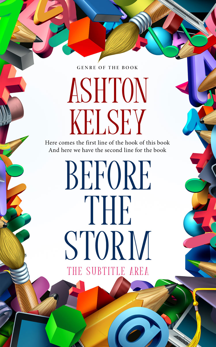 2D view of Premade Education Book Cover - Eden