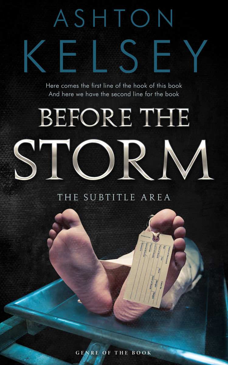 2D view of Premade Mystery & Thriller & Suspense Book Cover - Woodsmoke