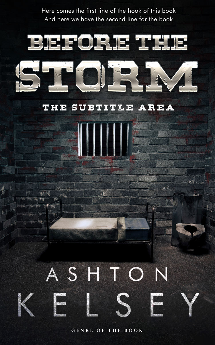 2D view of Premade Mystery & Thriller & Suspense Book Cover - Shark