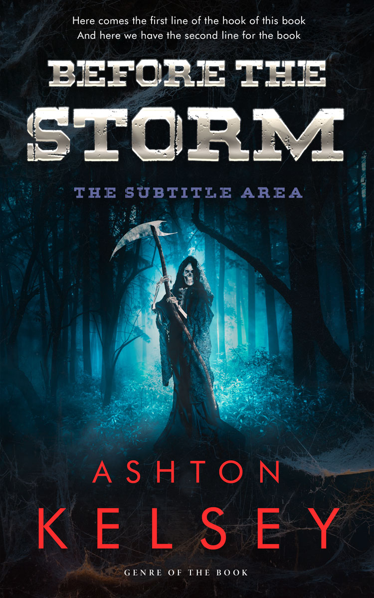 2D view of Aztec #20651 - Premade Fantasy Book Cover