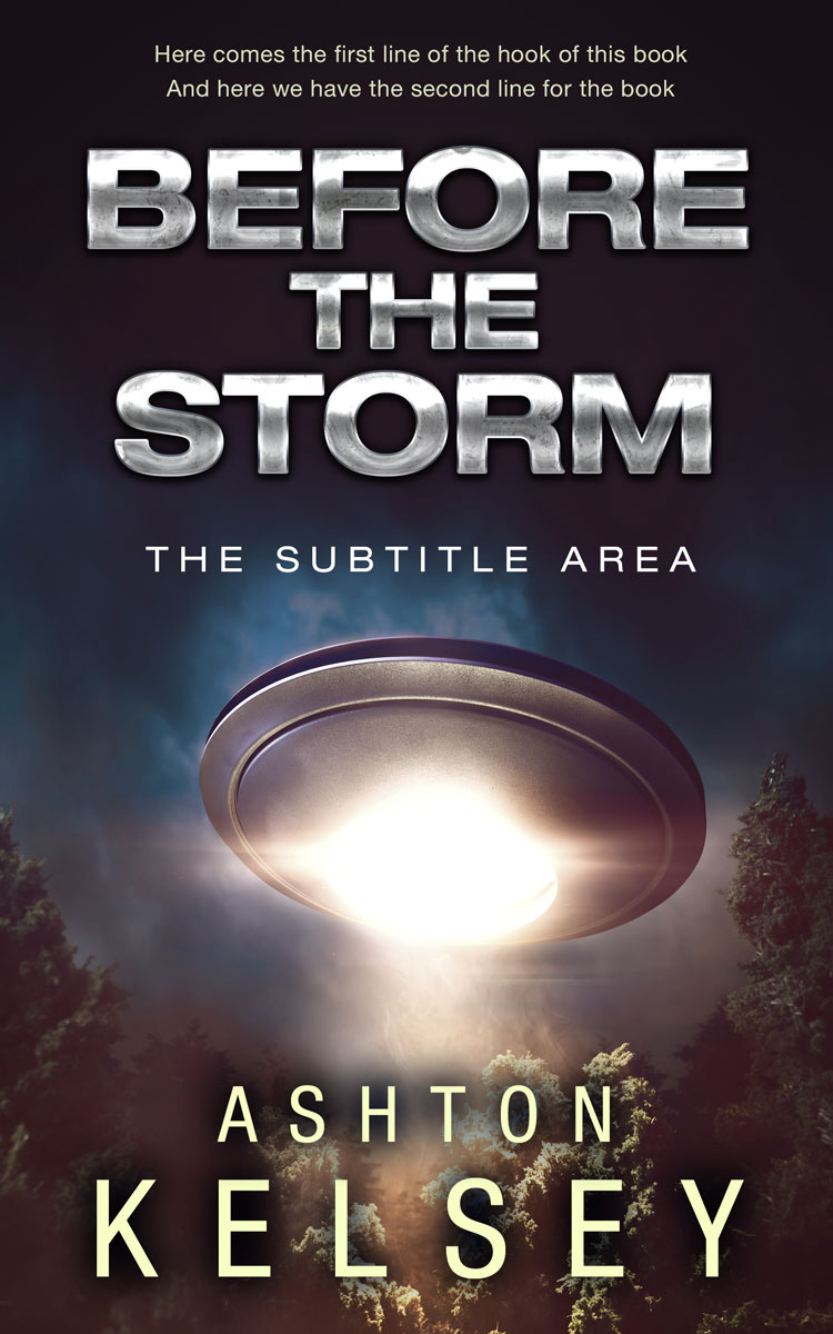 2D view of Thunder #20658 - Premade Apocalyptica Book Cover