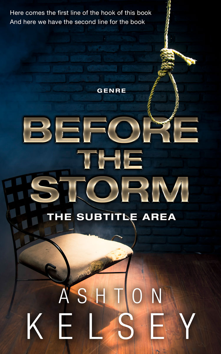 2D view of Bunker #20663 - Premade Mystery & Thriller & Suspense Book Cover