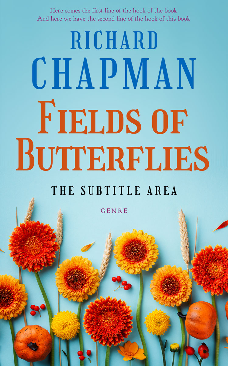 2D view of Morning Glory #20686 - Premade Literary Fiction Book Cover