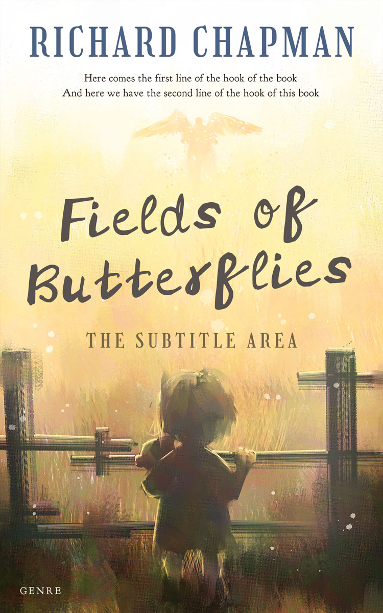 2D view of Chamois #20696 - Premade Fantasy Book Cover