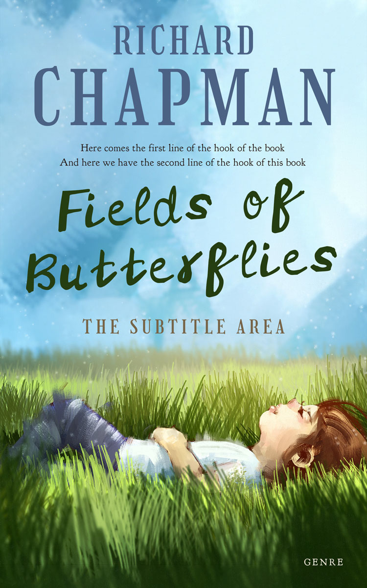 2D view of Aqua Island #20697 - Premade Nature Book Cover