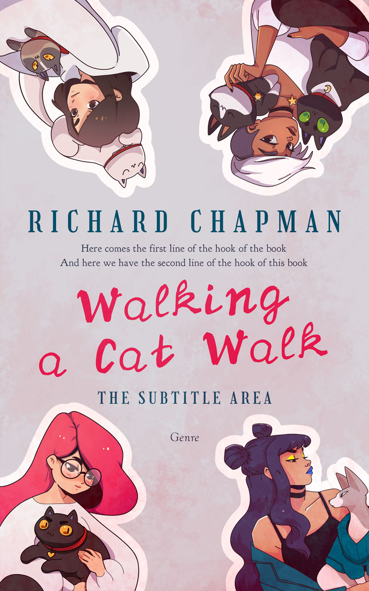 2D view of Premade Teen & Young Adult Book Cover - Lola