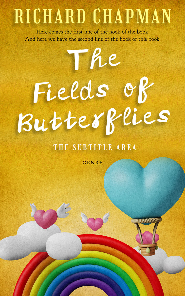 2D view of Golden Grass #20705 - Premade Romance Book Cover